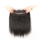 GrandeBeaute Beautiful 360 Lace Frontal Closure With Baby Hair Peruvian Straight Hair Human Hair with Natural Hairline Non-remy