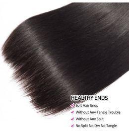 GrandeBeaute Brazilian Straight Hair Bundles 100% Human Hair Weave Bundles 8-30 inch Natural Color Remy hair Weave 1Pcs Beautiful