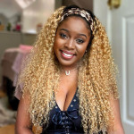 GrandeBeaute Water Wave Headband Wigs Human Hair For Black Women #27 Glueless Brazilian Water Wave HeadBand Wigs Human Hair Wigs