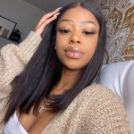 GrandeBeaute Hair HD Transparent Lace Front Wigs Human Hair with Baby Hair 13x4 Brazilian Straight Human Hair Wigs for Black Women