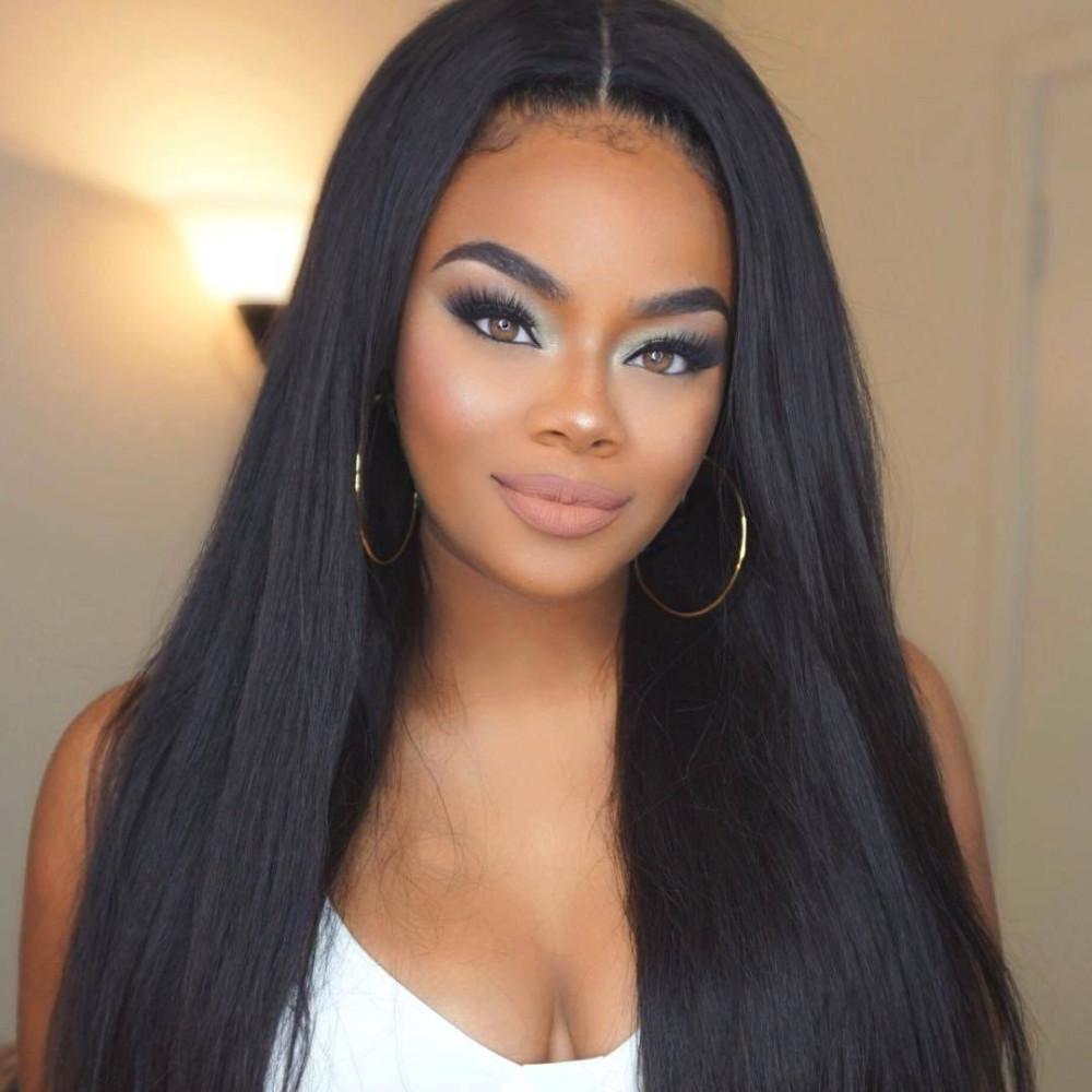 GrandeBeaute Hair HD Lace Frontal Wig Straight 13x4 Transparent Lace Front Human Hair Wigs PrePlucked Bone Straight Human Hair Wigs
