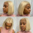 GrandeBeaute Hair 613 Blonde Bob Lace Front Human Hair Wigs 13x4 Lace Frontal Human Hair Wig Brazilian Straight Bob Lace Front Wigs